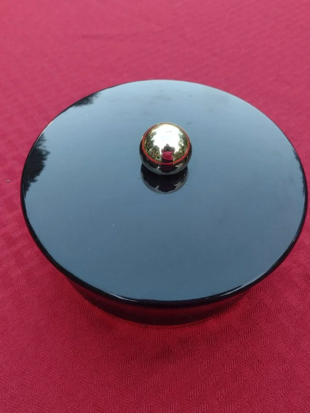 Vintage 1960s Avon Occur! Beauty Dust 6 ounces with Black and Gold Plastic Conta